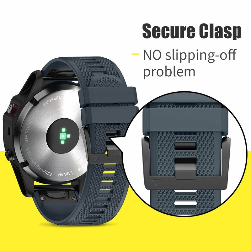 Szybki pasek do 26mm 22mm 20mm dla Garmin Fenix 5X5 5S Plus 3 3HR forerunner 935 S60 pasek Watchband smartband z zegarkiem