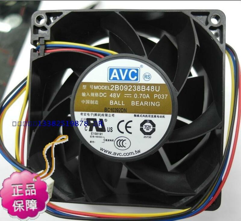NEW AVC 2B09238B48U dc48v 0.7A high rotating speed Axial cooling fan