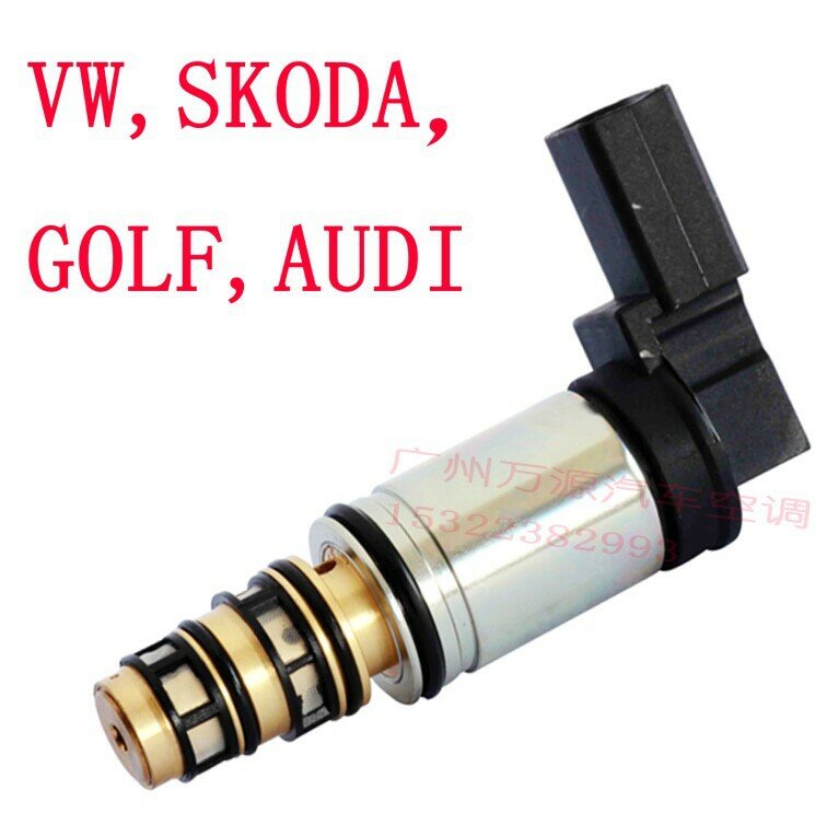 Valvola di controllo del compressore A/C per Volkswagen SKODA GOLF per parti di riparazione Auto AC compressore 6 cvc14