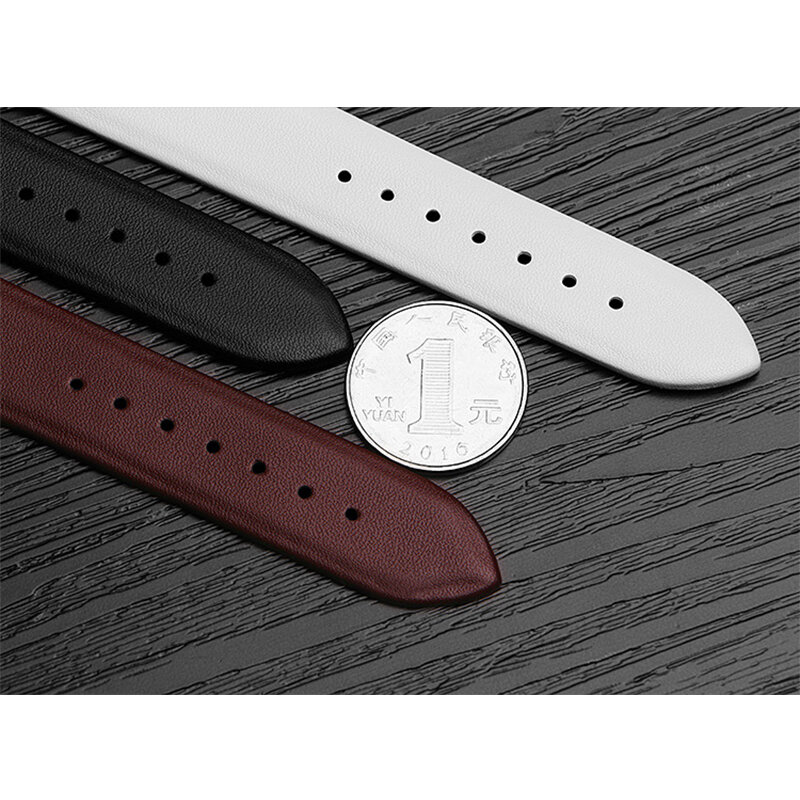Leather Watchband Men Women Watch Band 22mm 20mm 18mm Wrist Watch Strap On Belt Watchbands Bracelet Metal Buckle