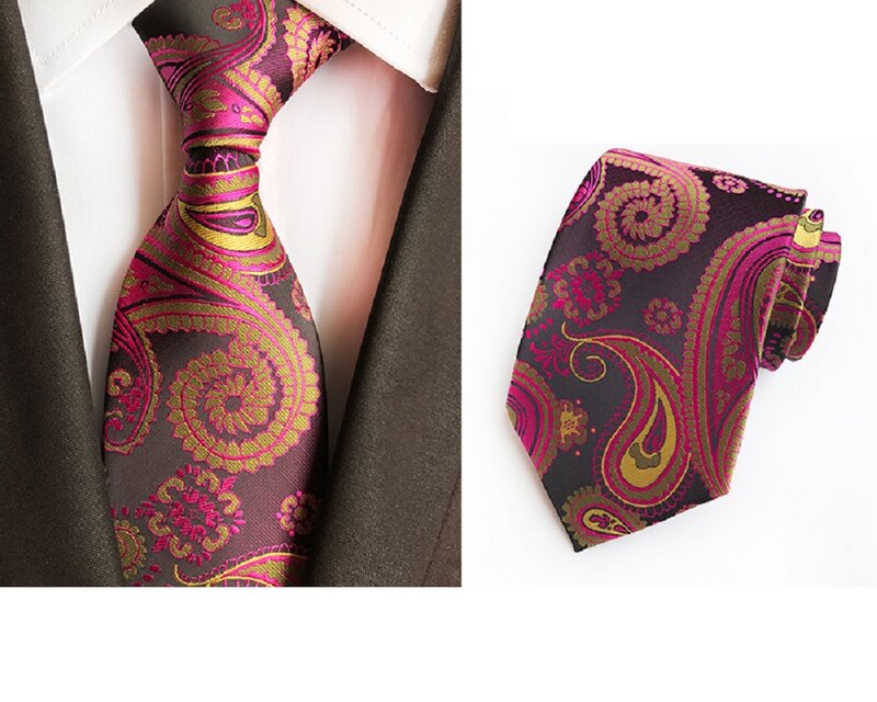 HOOYI-corbatas de cuello de flores para hombre, bonito regalo, ropa de fiesta, corbata de negocios de moda