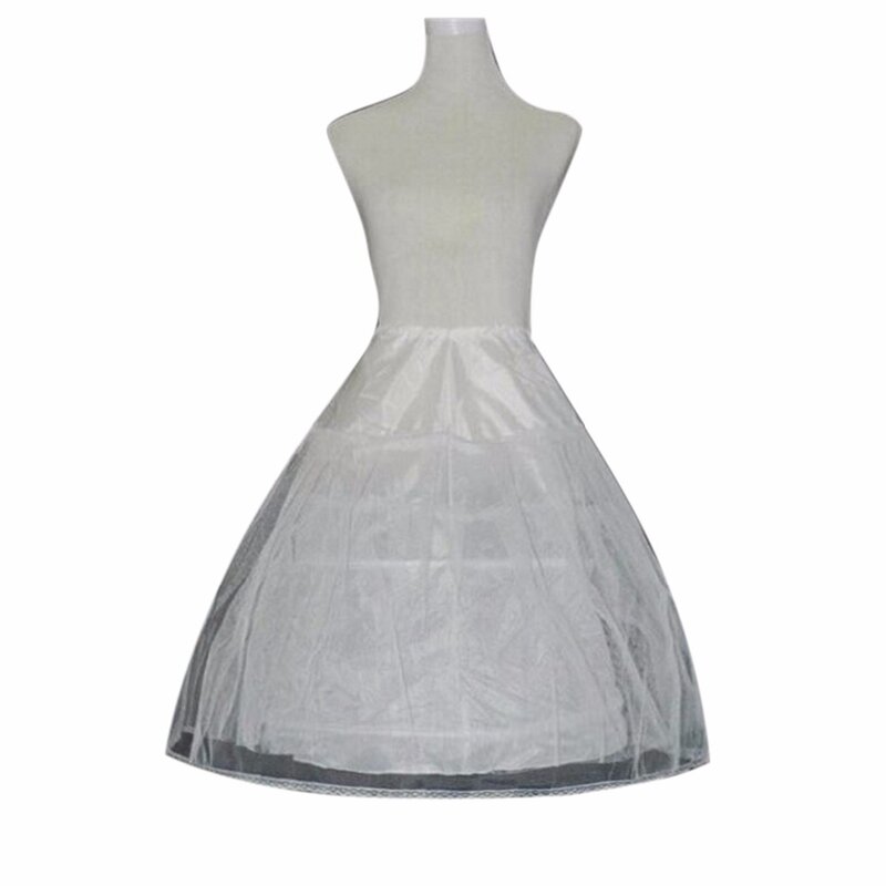 Anty szybka wysyłka akcesoria ślubne dla dzieci dziewczyny halka Vestido Longo suknia balowa krynoliny spódnica halki w magazynie
