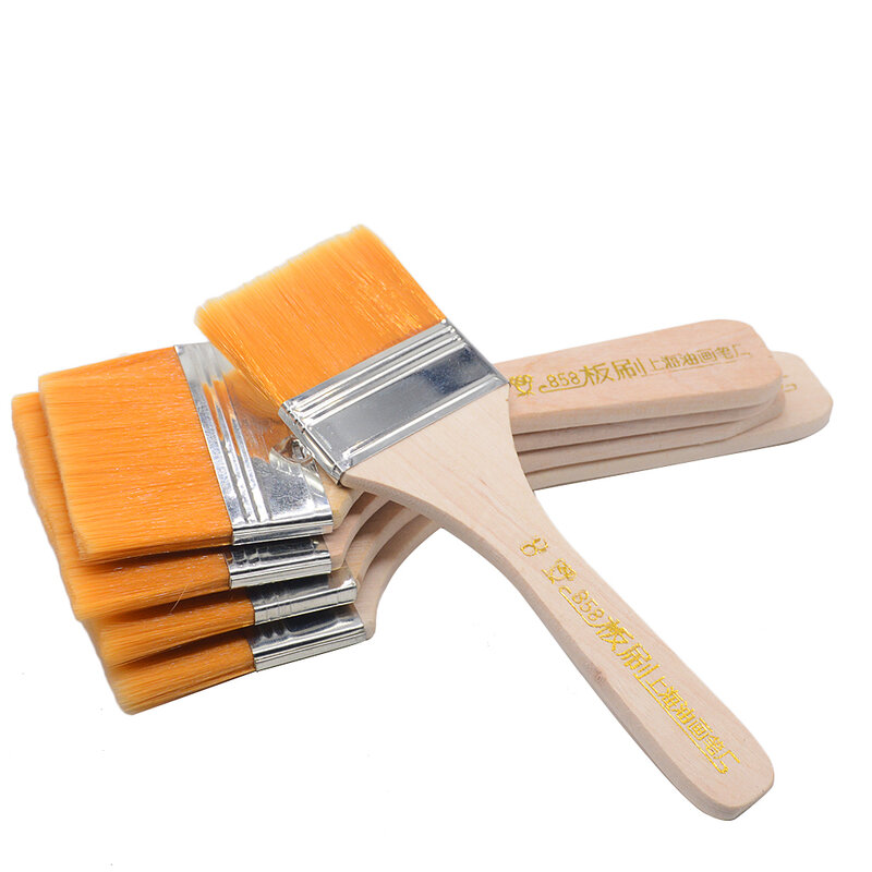 1 Piece Differeent Size Nylon Oil Painting Brush Home Decoration Environmental Paint Brush Tool Brush Art Supply