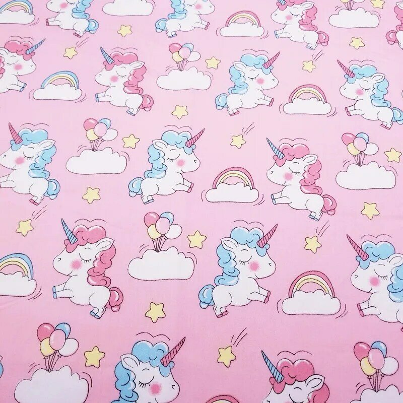 Cotton Twill Fabric Pink Series Printing Patchwork Textile Cloth DIY Sewing Quilting Baby & Child Seasons Dormitory Materials