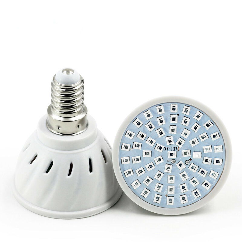 Lampe horticole de croissance LED E27 E14 MR16 GU10, 220/110V, 60/80LED, spectre complet, éclairage pour jardin intérieur