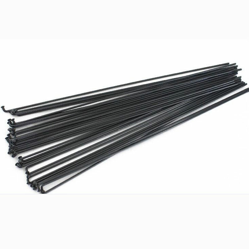 Спицы из стали для горного/шоссейного велосипеда, 170-350 мм, черного цвета, 36 шт., BZN001