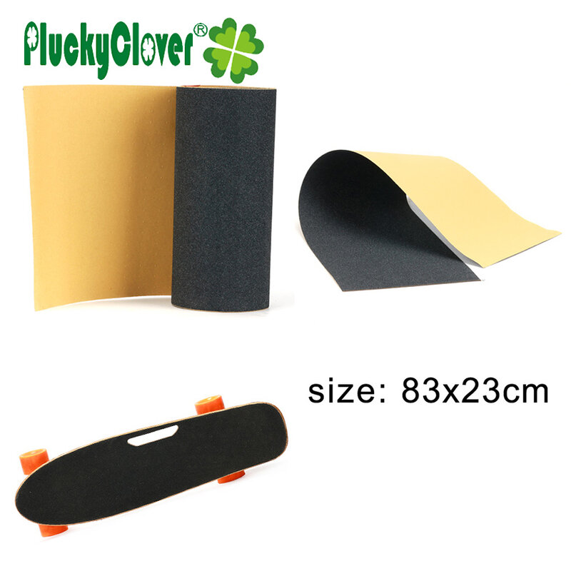 83mm x 23mm Skateboard Sandpapier Fisch brett Doppel wippe Anti-Rutsch-Griptape Elektro-Skateboard wasserdichtes rutsch festes Sandpapier