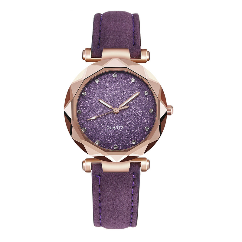 Mulheres Relógios de luxo Hot Moda Diamante Senhoras Relógio Céu Estrelado Relógio de Quartzo Casuais Relógio de Pulso Relogio feminino Zegarek Damski