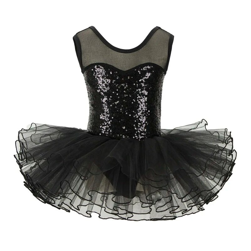 สาวใหม่ Silver Ballerina Fairy Prom Party เครื่องแต่งกายเด็ก Sequined ดอกไม้ชุด Dancewear สำหรับ Stage PerformanceBallet Tutu ชุด
