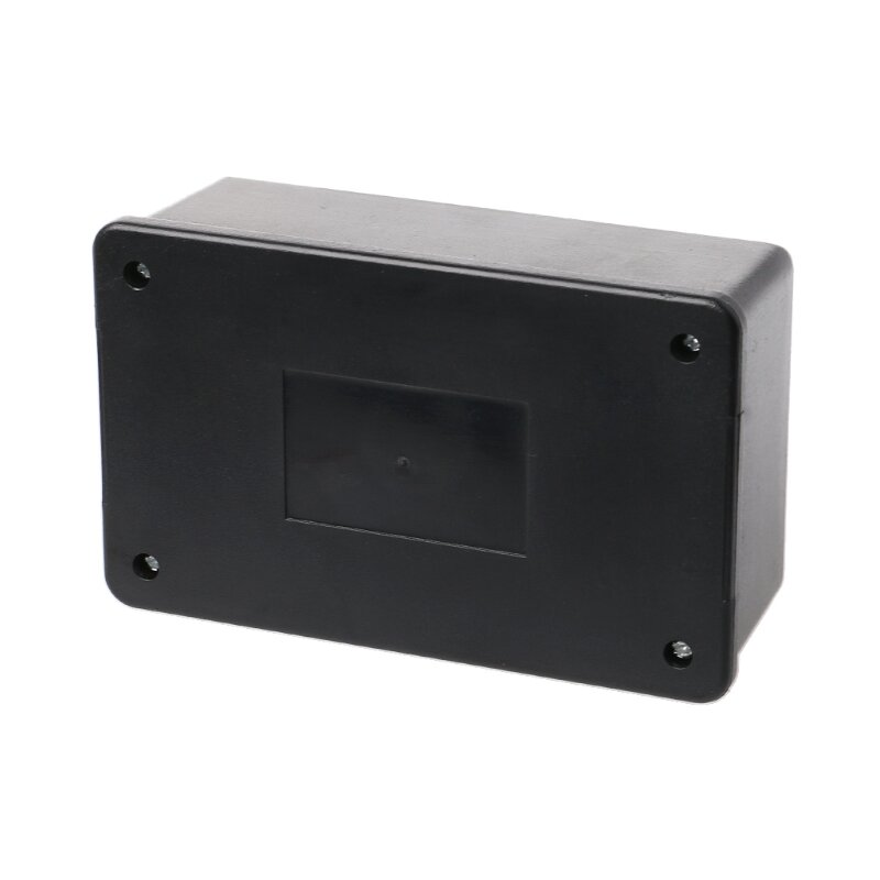 Carcasa electrónica de plástico ABS impermeable, caja de proyecto, color negro, 105x64x40mm