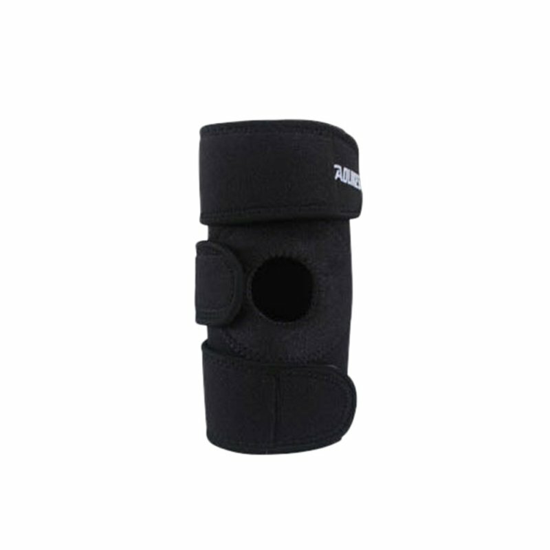 Elastic Suporte Knee Brace Patella Knee Pads Brace Joelheira Ajustável Alça de Guarda de Segurança para o Basquetebol Tamanho Livre 1 PCS