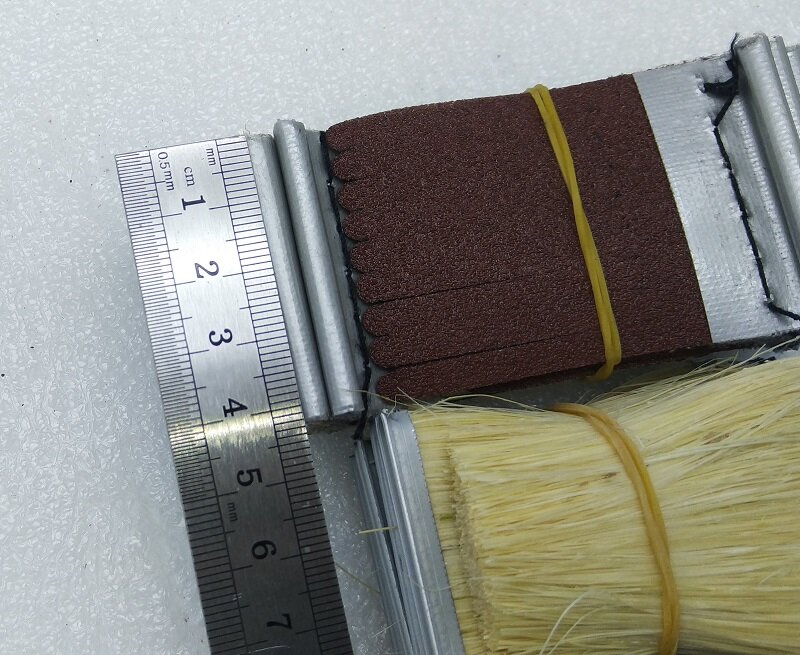 New 9pcs Brush parts Sisal Abrasive, Sandpaper , Nylon Abrasive for Wood Primer sanding