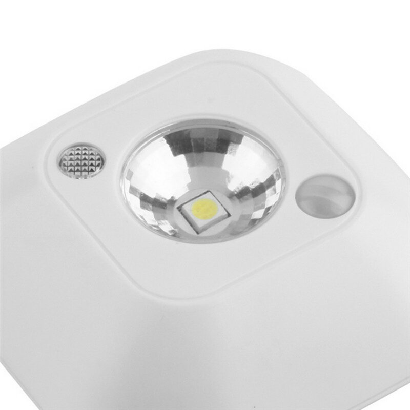 LED Mini Sensor de movimiento infrarrojo inalámbrico luz de noche Pared de emergencia armario lámpara de noche atmósfera luz dormitorio