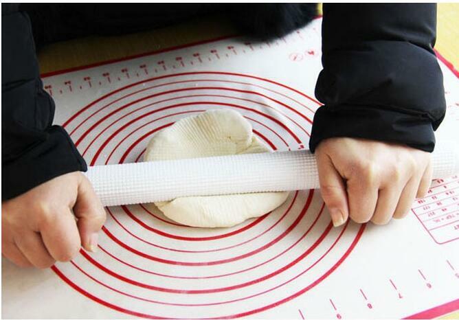 60*40 см Новая противопригарная силиконовая основа Стекло волокна раскатки теста большой Размеры коврик для выпечки подкладка для замешиван...