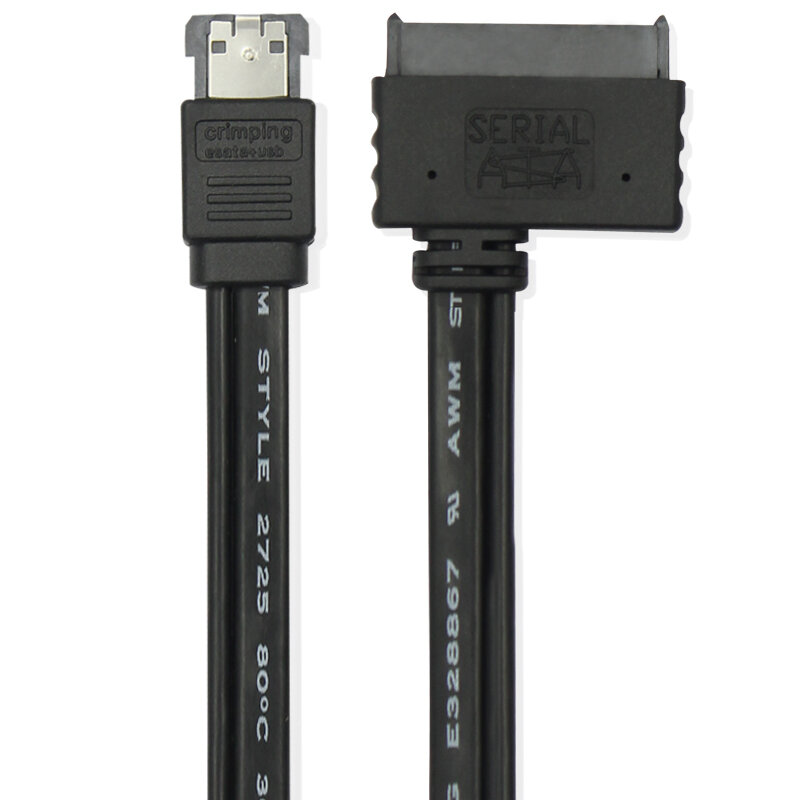 0.5 m Micro SATA 16 pin (7 + 7 + 2pin) do zasilania eSATA (esata + usb combo) kabel połączyć się z 1.8 "SATA HDD