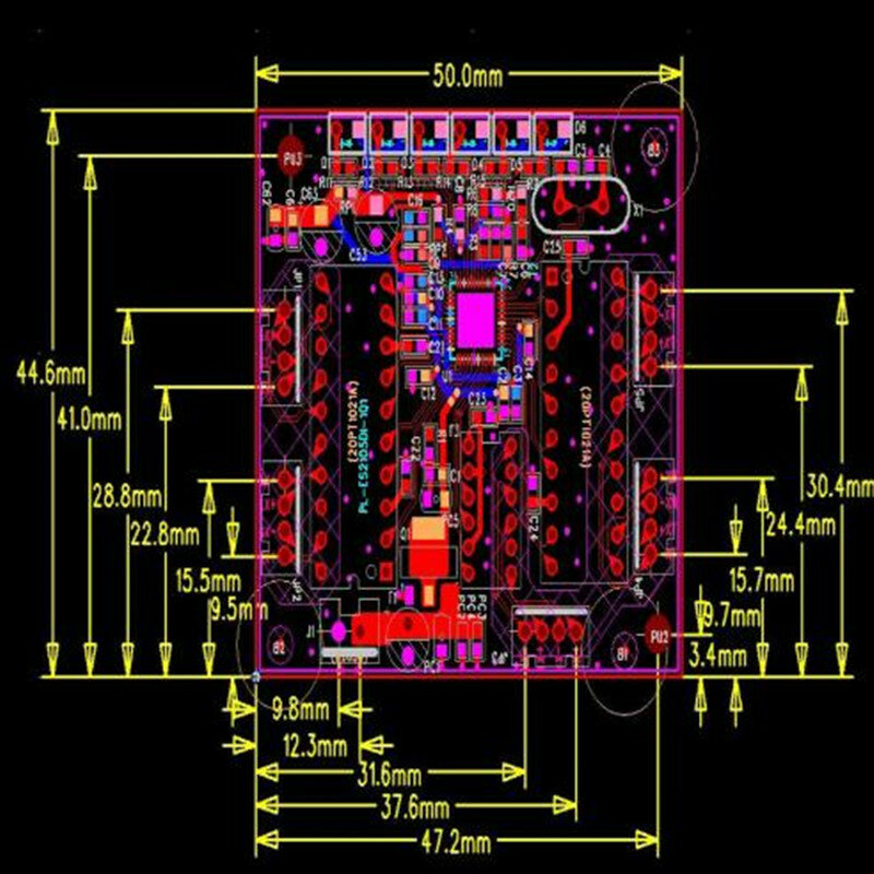 Mini disegno del modulo ethernet interruttore di circuito per modulo switch ethernet 10/100 mbps 5/8 porta bordo PCBA OEM scheda madre