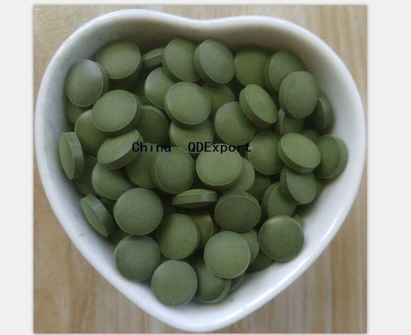 Organic certified food grade chlorella green algae tablets nature Chlorophyta Vulgaris Anti-Fatigue Loss Weight 150g 600pills