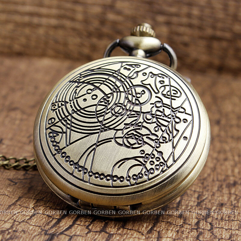 男性と女性のためのヴィンテージのテーマの懐中時計,記号付きのネックレス,ギフトのアイデア