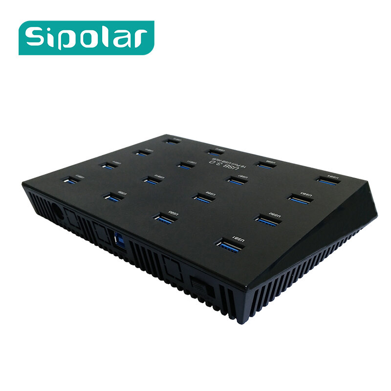 Sipolar Industriel 16 портов USB 3,0 концентратор быстрая скорость передачи данных для usb Дубликатор и копировальная машина