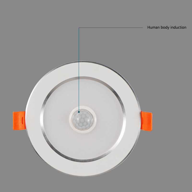 Recessed Downlight LED PIR Sensor de Movimento de Iluminação Noturna 5 W 7 W 12 W 15 W Downlight Moderno Para Sala de estar varanda corredor