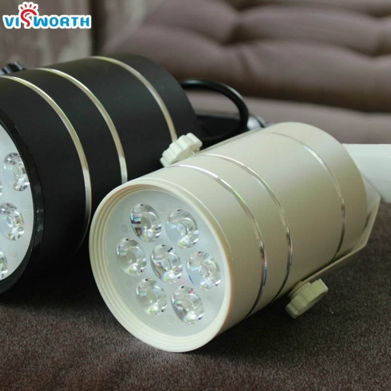 Moderne LED Track Licht Lampe 7W 9W 12W 15W für Kleidung Shop Windows Showrooms Ausstellung Scheinwerfer AC 110V 220V 240V Led-lampen