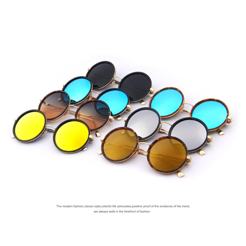 MERRYS moda damska okrągłe markowe okulary przeciwsłoneczne projektant klasyczne odcienie mężczyźni luksusowe okulary przeciwsłoneczne UV400