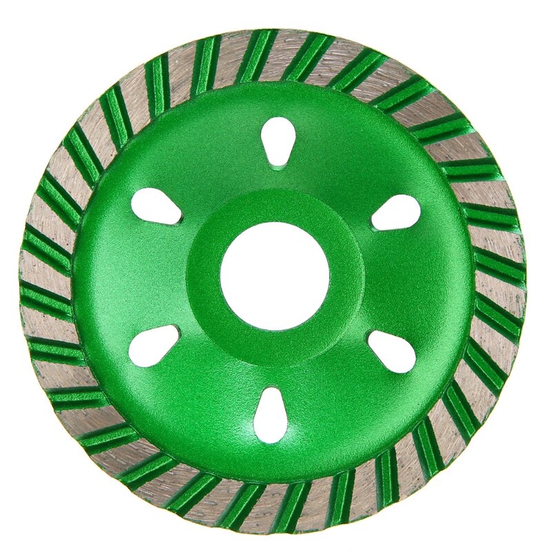 1pc 4 pouces béton diamant roue vert bricolage disque de meulage pour couper marbre granit céramique