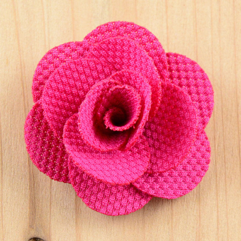 160 teile/los, 4 CM Petite Rosen Blume, Leinen Blume, sackleinen stoff DIY Blume