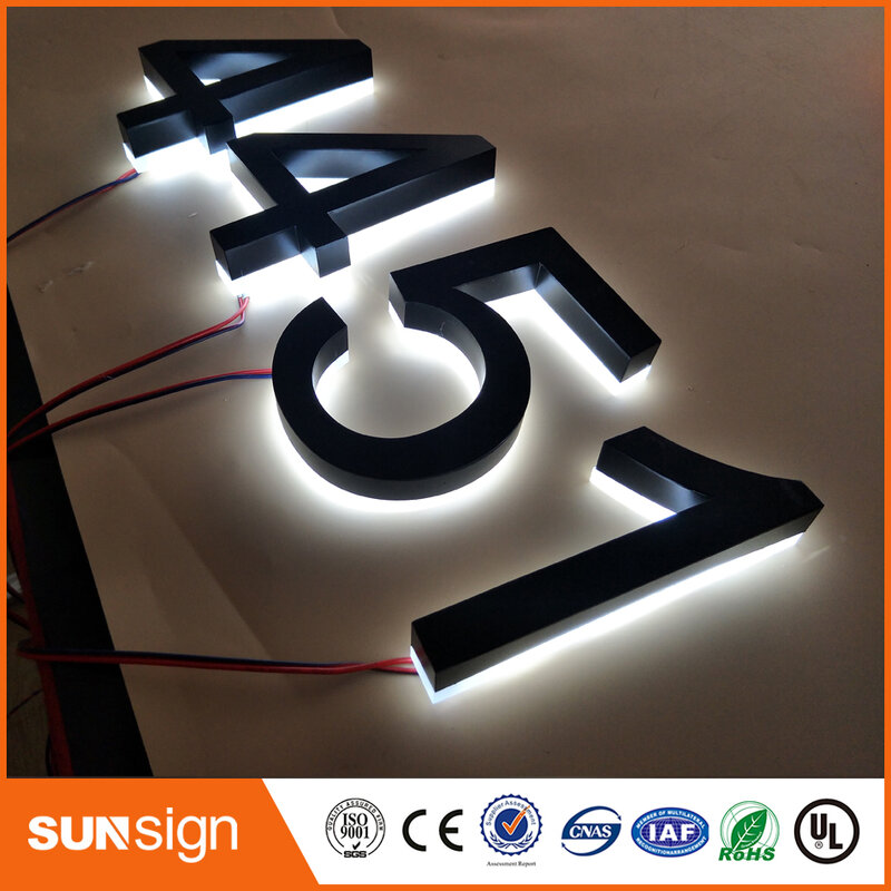 H 25Cm Fabriek Prijs Frontlit En Backlit Custom Acryl Led Letters
