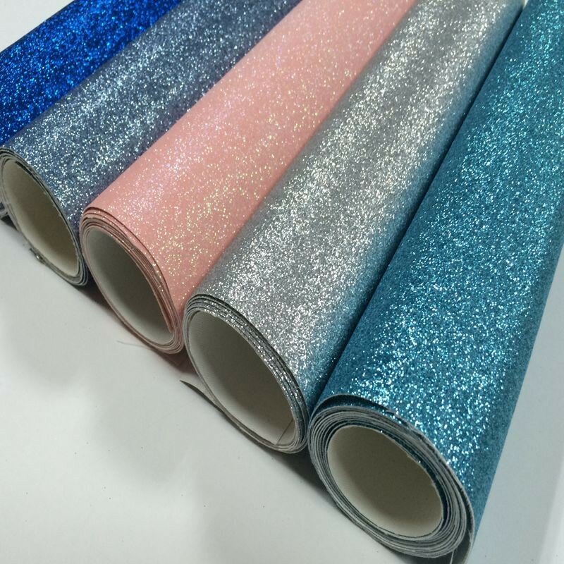 30*138cm Glitter Wallpaper Sparkly Wall Paper Roll For Arts Crafts,Cushions,Pelmets,Glitter Wallpaper