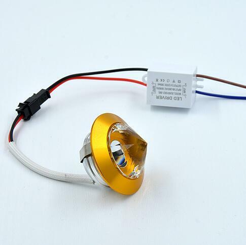 Mini Spot Light คริสตัลเพชรตู้โคมดาวน์ไลท์โคมไฟเพดาน LED 110V 220V เครื่องประดับตกแต่งห้อง Warm/pure/Cool สีขาว