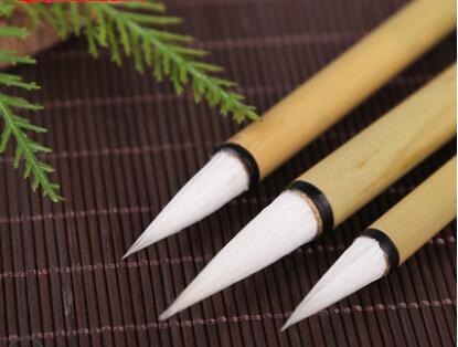 Pennello da scrittura in lana calligrafia e strumenti di pittura grandi, medi e piccoli ciascuno