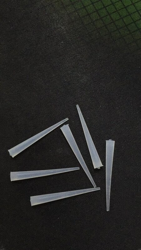 Конические заглушки для конуса из силиконовой резины, 1000 шт./лот, 0,79mmx 3,18 мм, x25.4 мм, заглушки для порошковой краски, случайный цвет
