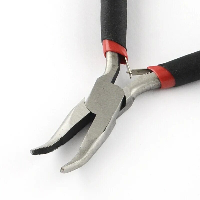 45# Steel Wire-Cutter Round Nose Side Cutting Bent Nose Plier & End Cutting Plier DIY Jewellery Tools 20x33.5x5.5cm 5pcs/set