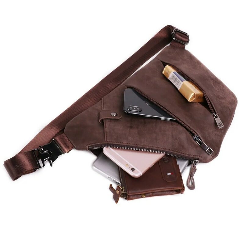 JOYIR-고품질 정품 가죽 남성 메신저 가방, 캐주얼 크로스 바디 가방 패션 남성 핸드백 남자 가슴 가방 남성 어깨에 매는 가방