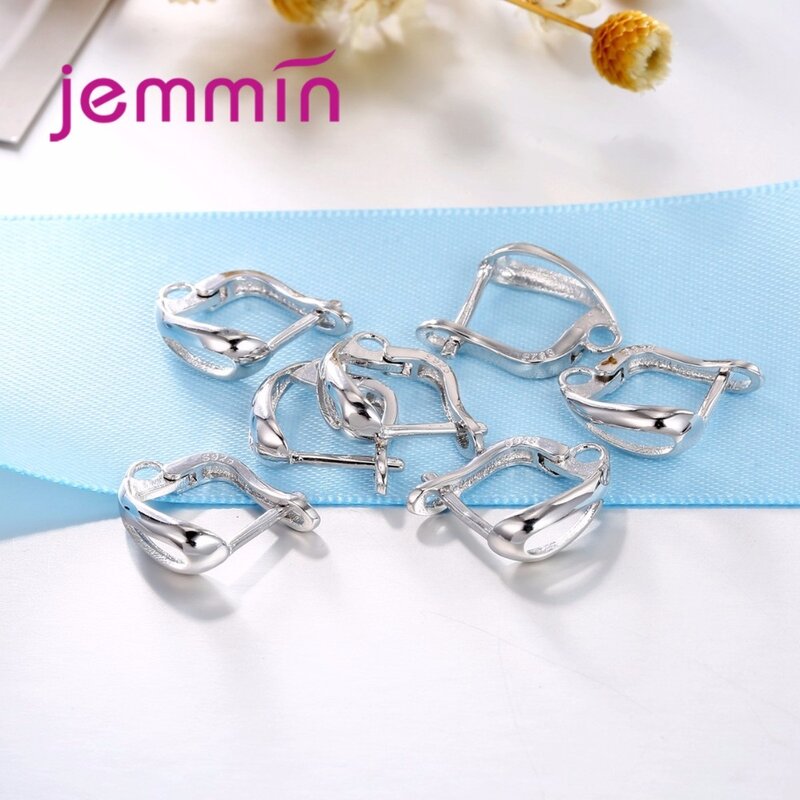 Harga Pabrik Gaya Sederhana Aksesoris Perhiasan 925 Sterling Silver Anting Anting-Anting untuk Wanita Wanita Pesta Perhiasan