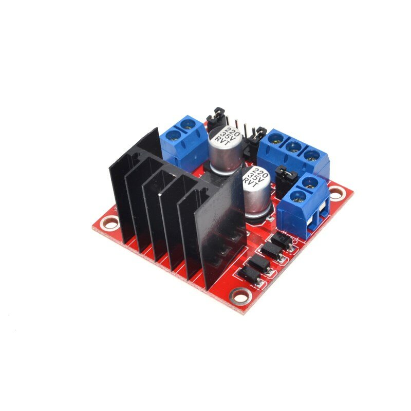 1 pçs novo duplo h ponte dc stepper motor drive controlador placa módulo l298n para arduino robô do carro inteligente