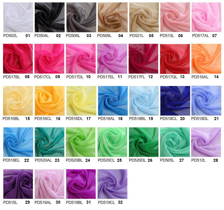 Silk Chiffon Scarf Women Scarf Plain Color Cute Small Size Wrap 50X140cm For Autumn Soft Breathable Thin Scarf