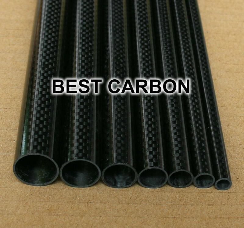 Tubo telescópico de fibra de carbono de alta qualidade com frete grátis
