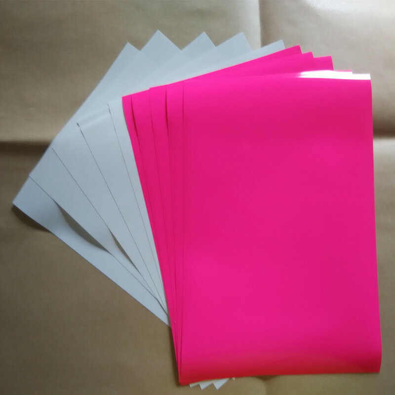 (A4*8 hojas) PU Flex vinilo de papel 8 unids/lote PU vinilo de transferencia de calor premium cortado pu flex con pegamento para T camisas ropa