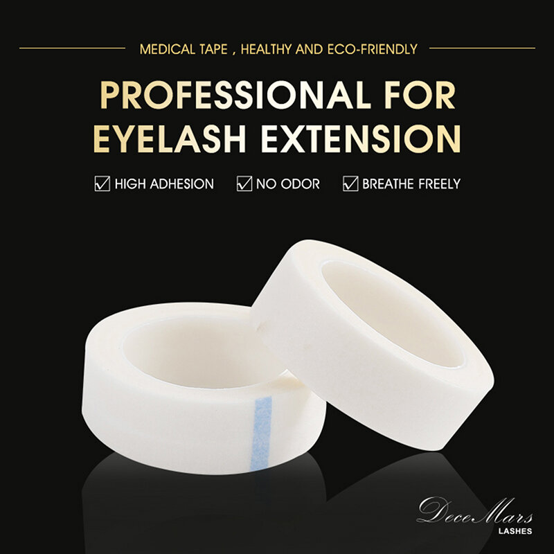 10ชิ้น/ล็อตเทปการแพทย์ Breathable ไม่ทอเทปสำหรับ Eyelash Extension เครื่องมือป้องกันภายใต้ขนตา DeceMars