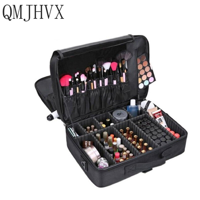 2019 Makeup Artist Travel Accessories Professional Beauty Cosmetic Case for woman Cosmetic Bag Tattoo Nails suitcase organizer