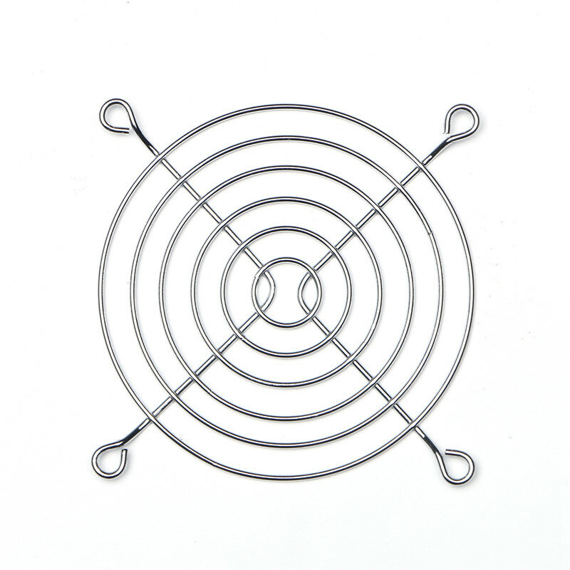 Крышка вентилятора DuoWeiSi для 3D-принтера 9 см, металлическая крышка забора, защита вентилятора, металлическая (железная) крышка вентилятора с покрытием для 9 см вентилятора