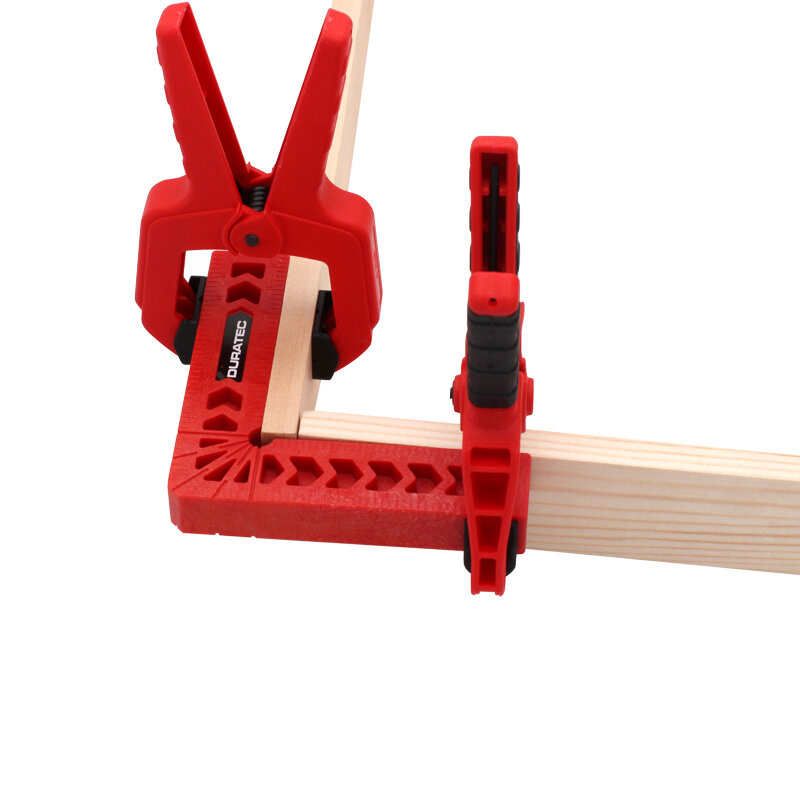 Duratec-braçadeira angular direita, régua suporte quadrado em l, ferramentas para trabalhar madeira 3 "4" 6 "8"