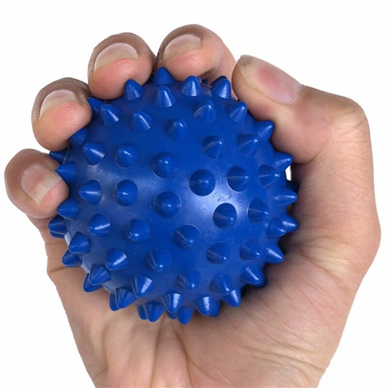 ทนทาน PVC Spiky Massage Ball Trigger Point กีฬาฟิตเนสมือเท้า Relief Plantar Fasciitis Reliever 6.5ซม.ลูกบอลออกกำลังกาย