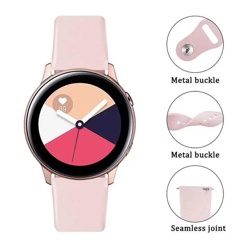 20 мм спортивные часы ремешок для samsung Galaxy часы браслет с шестерней для huawei Huami часы замена ремешок 91019