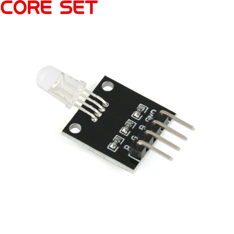 KY-016 electrónica inteligente, módulo de Sensor LED RGB de 3 colores para Arduino, Kit de Inicio DIY KY016 3,3/5V, 3 colores, 4 pines