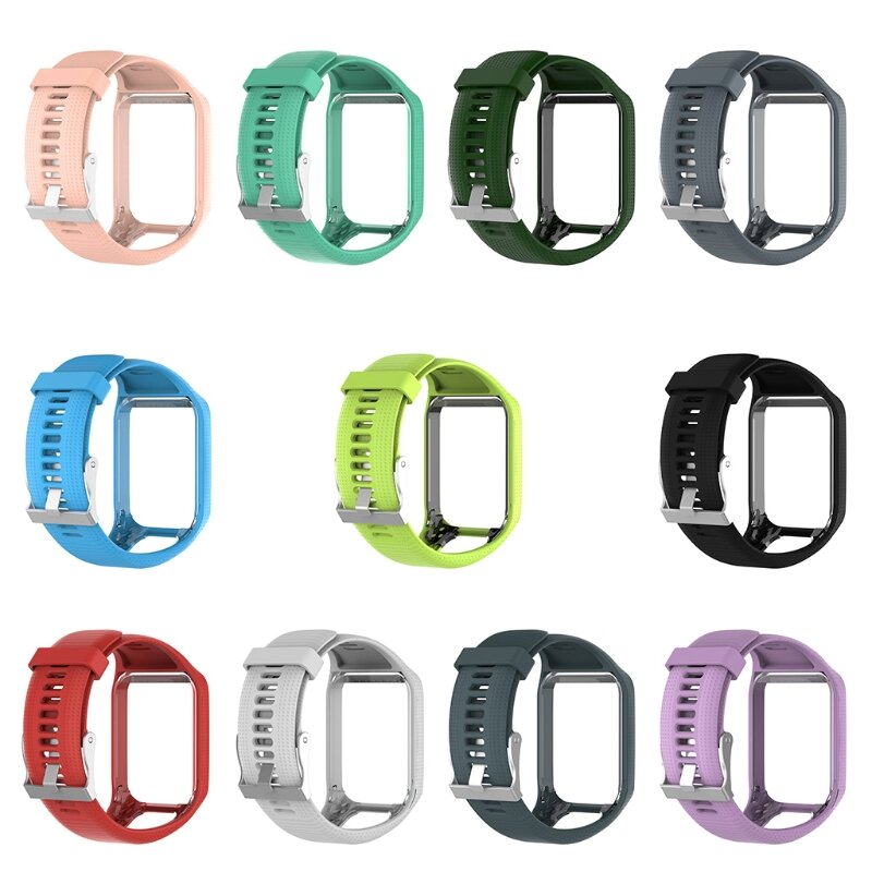1 Pc Silicone Replacement Wrist Band Strap For TomTom Runner 2 3 Spark 3 GPS Watch High Quality XINYUANSHUNTONG