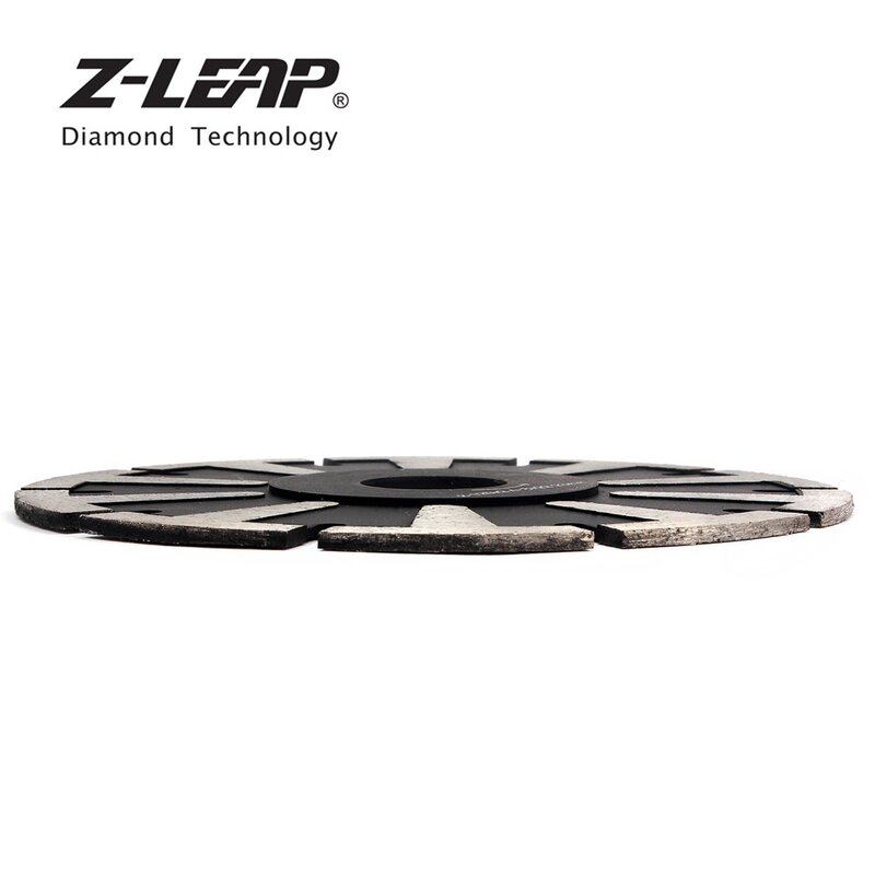 Z-LEAP 5 "125mm Diamant Zaagblad Snijden Disc Diepe Tanden Segmenten Beschermen Circulaire Diamond Cutting Wheel Voor Beton steen