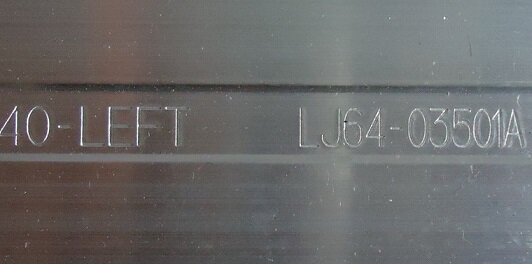 Nuevo 56LED 493MM tira de LED para iluminación trasera de STS400A75 56LED STS400A64 56LED para 40-izquierda LJ64-03501A
